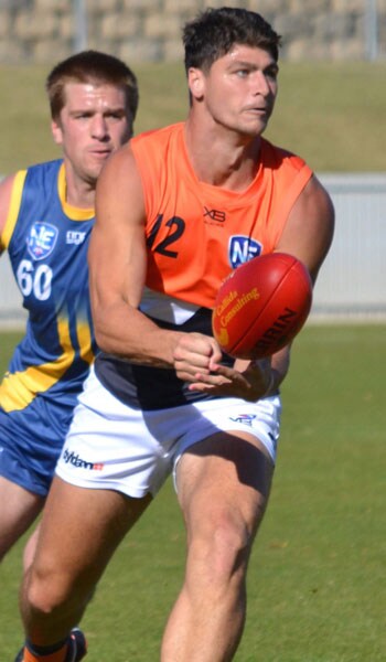 SLIDER-RD7NEAFLREPORT.jpg Jonny Patton kicked three goals and took eight marks in the NEAFL on Saturday. - Jonathon Patton,Matt Buntine,AFL,NEAFL,GWS Giants